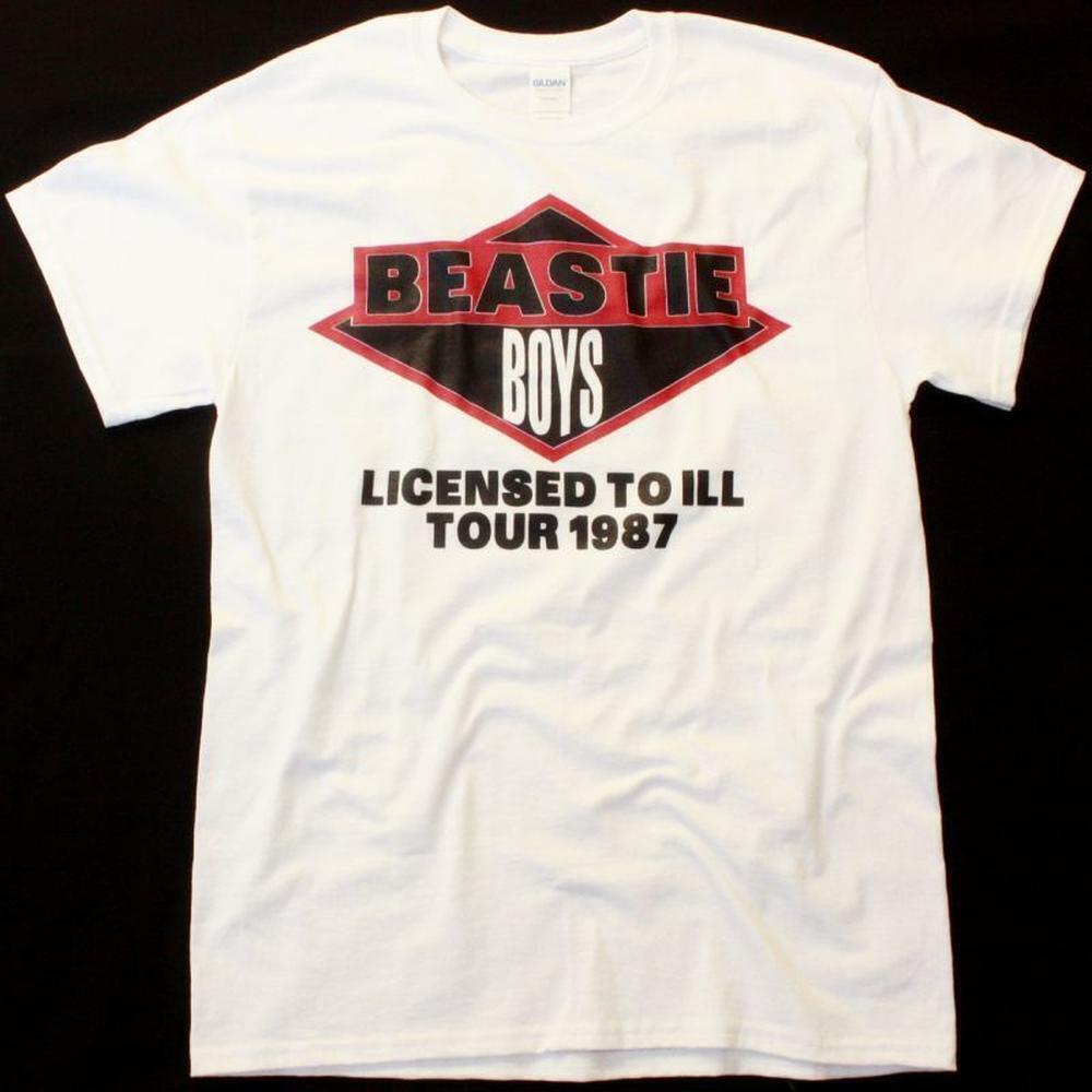 Beastie Boys Licensed To Ill 1987 New White T-Shirt